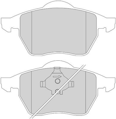 Remblokken set 36898