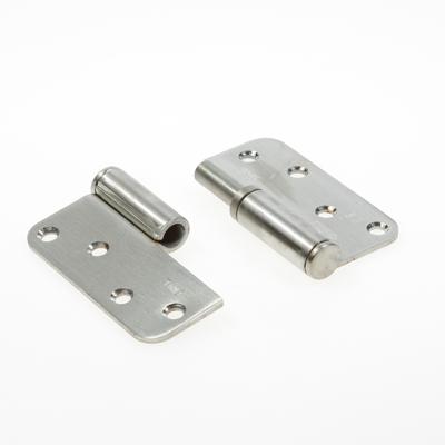 AXA kogelstiftpaumelle - 89x89mm - draairichting 1 - afgerond - RVS - 1203-35-81/E