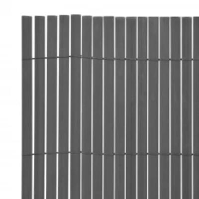 Tuinafscheiding dubbelzijdig 110x500 cm grijs - thumbnail