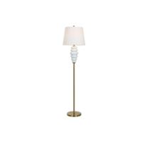 Vloerlamp Home ESPRIT Wit Gouden 220 V 43 x 43 x 170 cm - thumbnail
