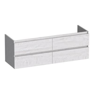 Brauer Joy - Onderkast - 140 cm - met 4 Softclose Lades Greeploos en 2 Sifon Uitsparingen - Forest Seashell