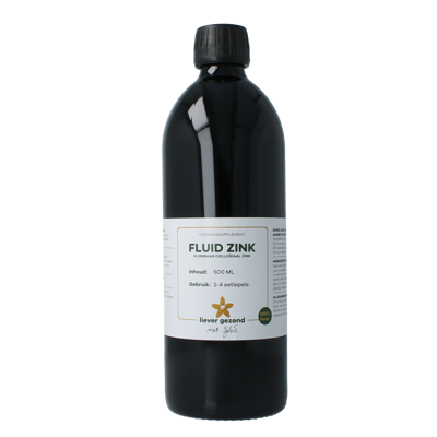 Liever Gezond Colloidaal zink vloeibaar 500 Milliliter Liever Gezond Colloidaal zink vloeibaar 500 Milliliter