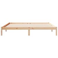 Bedframe extra lang zonder matras massief grenenhout 180x220 cm - thumbnail