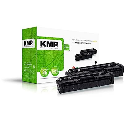 KMP Toner vervangt HP HP 201X (CF400X) Compatibel 2-pack Zwart 2800 bladzijden H-T215DX 2536,3021