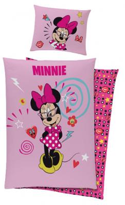 Minnie Mouse Dekbedovertrek - Pretty Pink - 140x200 cm Minnie Mouse Dekbedovertrek - Pretty Pink - 140x200 cm