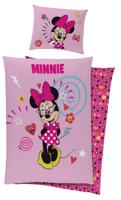 Minnie Mouse Dekbedovertrek - Pretty Pink - 140x200 cm - thumbnail