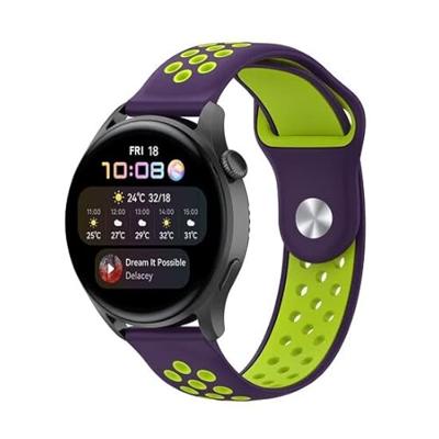Garmin Vivoactive 4 / 4L - Sport Edition Siliconen band - Paars + groen