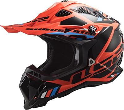LS2 crosshelm "mx700 subverter evo ii stomp" helmet subverter evo stomp or/sw gr. xxl