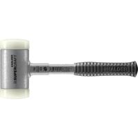 Halder Kunststofhamer | lengte 335 mm hoofd-d. 70 mm | stalen buis terugslagvrij | hard nylon wit | 1 stuk - 3377.070 3377.070 - thumbnail
