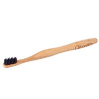 Nordics Tandenborstel bamboe houtskool (1 st) - thumbnail