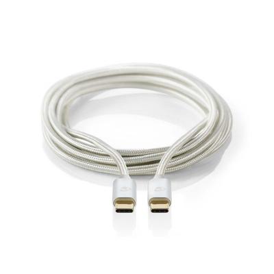 Nedis CCTB64750AL10 Usb 3.1-kabel (gen2) Type-c Male - Type-c Male 1,0 M Aluminium - thumbnail