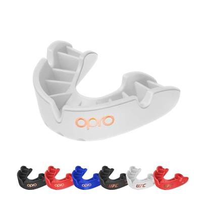 Opro 790008 Bronze Enhanced Fit Mouthguard - White - SR Opro 790008 Bronze Enhanced Fit Mouthguard - White - SR