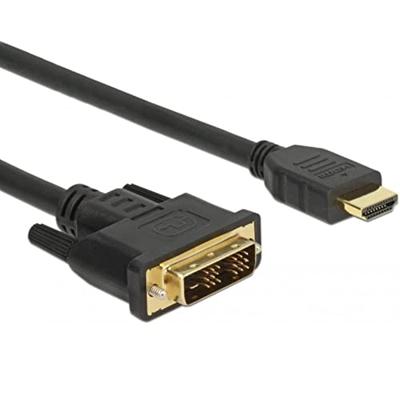 Delock 85584 HDMI naar DVI 18+1 kabel bidirectioneel 2 m