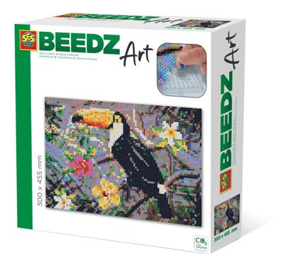 SES Creative Beedz Art Strijkkralen Toekan 30x45.5 cm 7000 Stuks