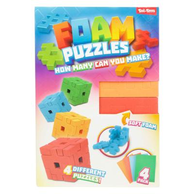 Puzzel Foam Kubus 3d 4 Stuks Puzzel Foam Kubus 3d 4 Stuks