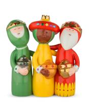 Alessi Happy Eternity Baby Uno Due Tre Wijzen porselein 10 cm - thumbnail
