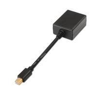 AISENS A125-0135 - kabel-interface/adapter (Mini DisplayPort, VGA, male connector/vrouwelijke connector, 0,15 m, zwart) - thumbnail