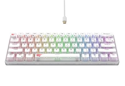 Havit KB903L - gaming toetsenbord (transparant wit)