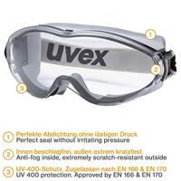 Meister UVEX Veiligheidsbril Ultrasonic 9302 Grijs/Zwart - COXT938798 - thumbnail