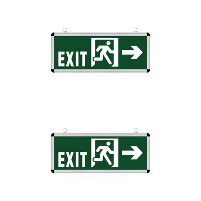 LED Noodverlichting Exit - 2 Pack - Rabonta Links/Rechts - Hangend - 3W