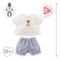 Corolle t-shirt met korte broek kleine ontdekker - 30cm - thumbnail