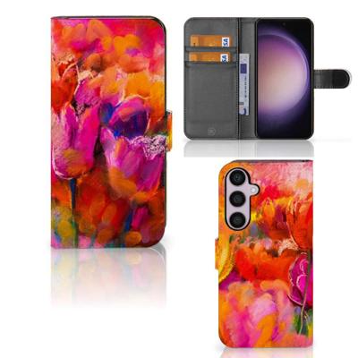 Hoesje Samsung Galaxy S24 Plus Tulips | Portemonnee hoesje