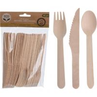 Houten Bestekset 48-delig - thumbnail