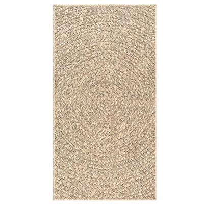 VidaXL Vloerkleed zizur binnen en buiten 60x110 cm jute look