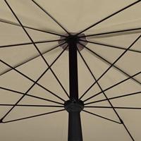 Parasol met paal 200x130 cm taupe - thumbnail