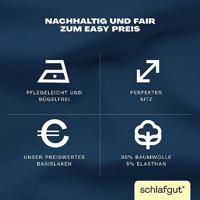 Schlafgut Schlafgut EASY Jersey Elasthan Hoeslaken S - 90x190 - 100x220 570 Blue Deep - thumbnail