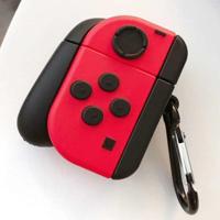 Voor Apple AirPods 1/2 generatie universele spelbesturing Bluetooth hoofdtelefoon beschermhoes (rood) - thumbnail