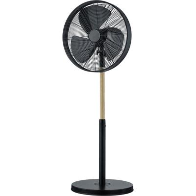 Statiefventilator Mat Zwart - Verstelbaar Aluminium Design