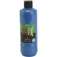 Schjerning Greenspot plakaatverf, matt, primair blauw, 500 ml/ 1 fles - thumbnail