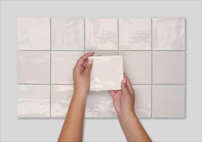 Wandtegel Marokkaans wit L&apos;Antic Colonial Nazari 11x11cm ifrane glans