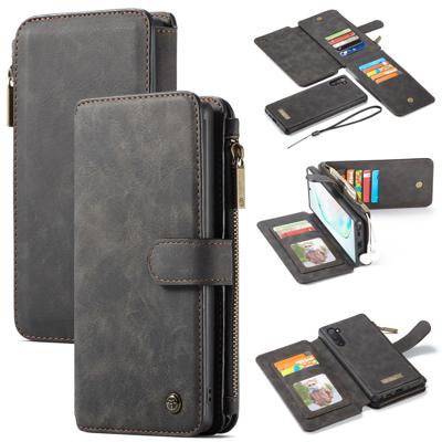 Caseme - luxe portemonnee hoes - Samsung Galaxy Note 10 - Zwart Caseme - luxe portemonnee hoes - Samsung Galaxy Note 10 - Zwart