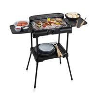 Princess 01.112250.01.001 Elektrische BBQ met zijtafels - thumbnail