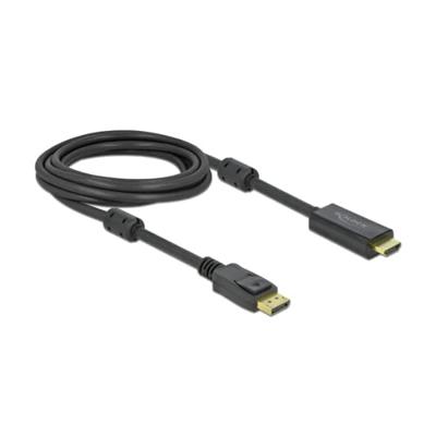 Delock 85957 Actieve DisplayPort 1.2 naar HDMI-kabel 4K 60 Hz 3 m