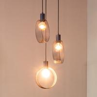 LABEL51 Hanglamp 'Ronda' 3-lamps, kleur Zwart - thumbnail