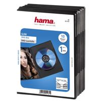 Hama dvd slim box 10-pack zwart - thumbnail