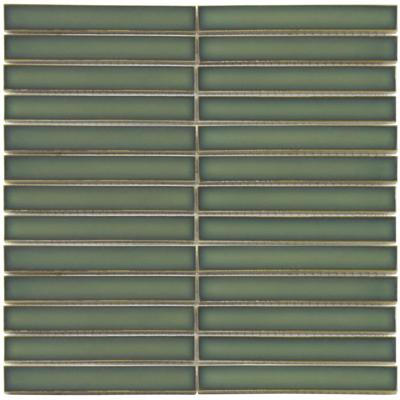Mozaiek Tegel Sevilla 29,6x29,9 cm Finger Glossy Forest Green The Mosaic Factory