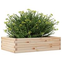 VidaXL Plantenbak 90x60x23 cm massief grenenhout - thumbnail