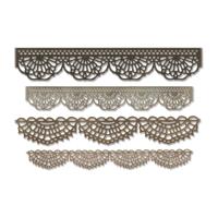 Sizzix • tim holtz thinlits die set crochet 4pcs - thumbnail