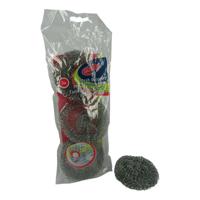 Multy pannenspons metaal pak a 3 stuks - thumbnail