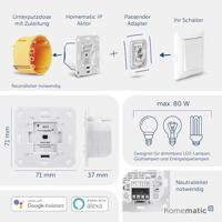 Homematic IP HmIP-BDT Dimactor Draadloos - thumbnail