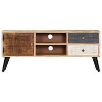 VidaXL Tv-meubel 115x30x47 cm massief mangohout - thumbnail