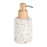 Zeeppompje Terrazzo - wit - ø7.6x17 cm - thumbnail