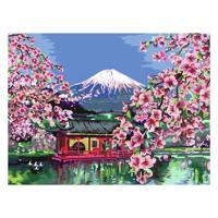 Ravensburger creart schilderen op nummer - japanese cherry blossom - thumbnail