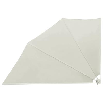 VidaXL Balkonscherm inklapbaar 160x240 cm crème VidaXL Balkonscherm inklapbaar 160x240 cm crème