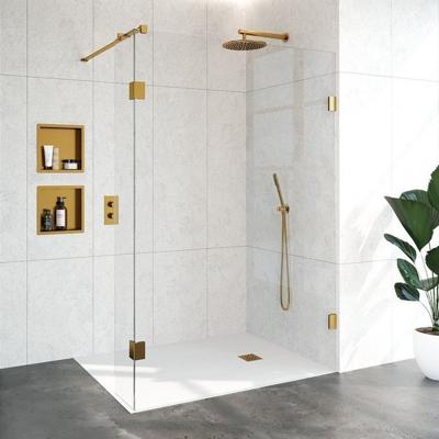 Inloopdouche Compleet Just Creating Profielloos 140/30 cm Goud Sanitop Inloopdouche Compleet Just Creating Profielloos 140/30 cm Goud Sanitop