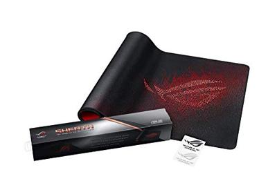 Asus ROG Sheath Gaming muismat Flexibel Zwart, Rood